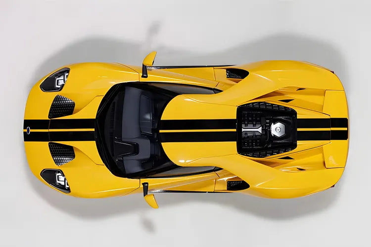 Autoart 1/18 Ford GT 2017 Yellow Diecast car model Collectible Car Models