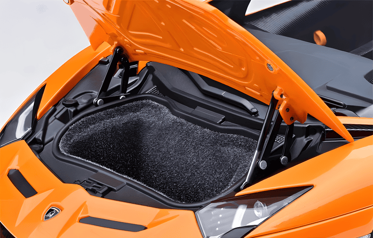 AutoArt Lamborghini Aventador SVJ 1:18 Scale Diecast Model – Diecast Supercar Collection(Orange)