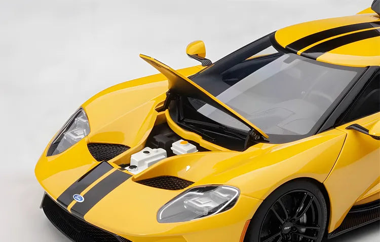 Autoart 1/18 Ford GT 2017 Yellow Diecast car model Collectible Car Models
