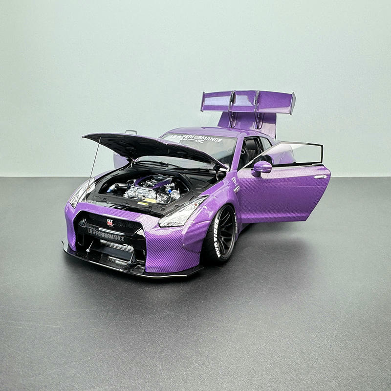 PGM 1:18 Nissan LB GTR R35 Alloy Diecast Model Car