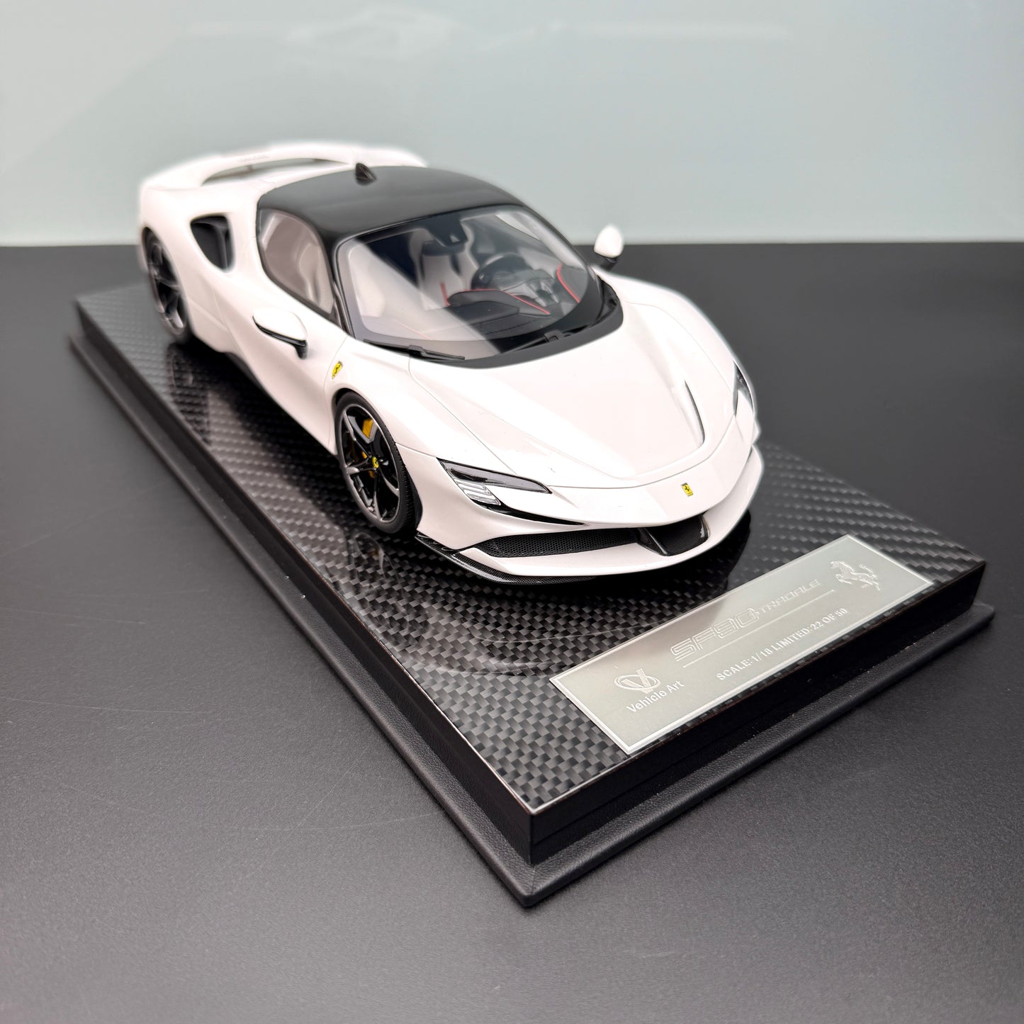 Vehicle Art 1:18 SF90 Resin Model – Limited Edition Prancing Horse Masterpiece