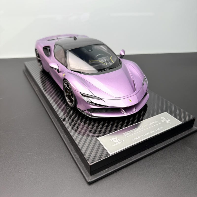 Vehicle Art 1:18 SF90 Resin Model – Limited Edition Prancing Horse Masterpiece