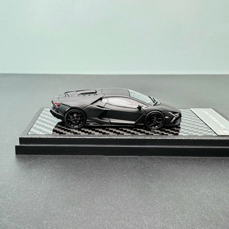 LCD 1:64 Lamborghini Revuelto Diecast Model Car – Opening Rear Engine Cover & Acrylic Display Base