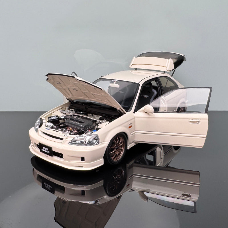 MOTORHELIX Honda Civic Type R (EK9) Diecast Model – 1:18 Limited Edition Collectible
