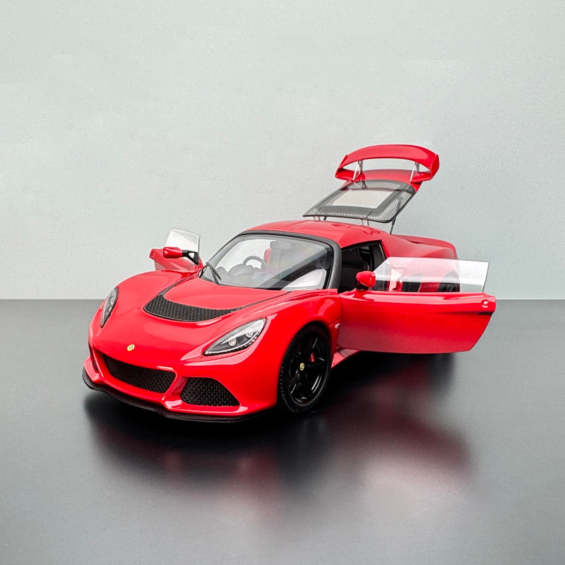 AutoArt Lotus Exige S 1:18 Scale Alloy Diecast Model – Interactive Red Edition