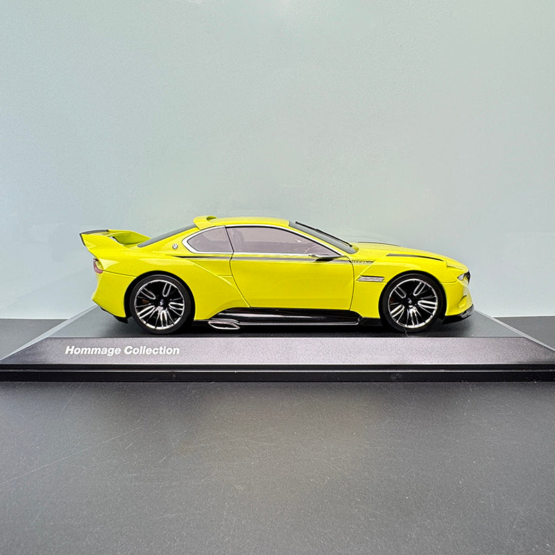 1:18 BMW 3.0 CSL Hommage (Yellow) Diecast Alloy Model – Hommage Collection