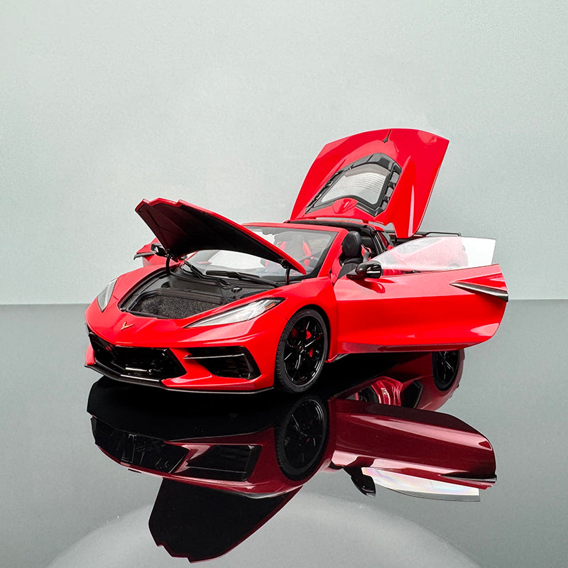 AutoArt Chevrolet Corvette C8 1:18 Scale Diecast Model – Interactive Collectible