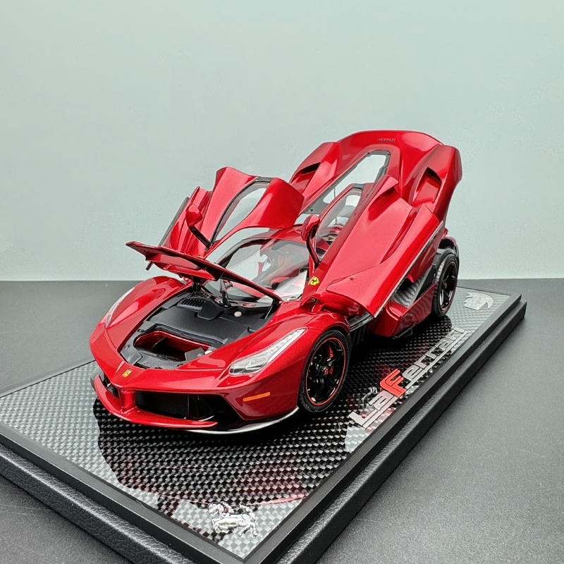 BBR 1:18 Ferrari LaFerrari Lewis Hamilton Edition – Red Metallic Diecast Collectible