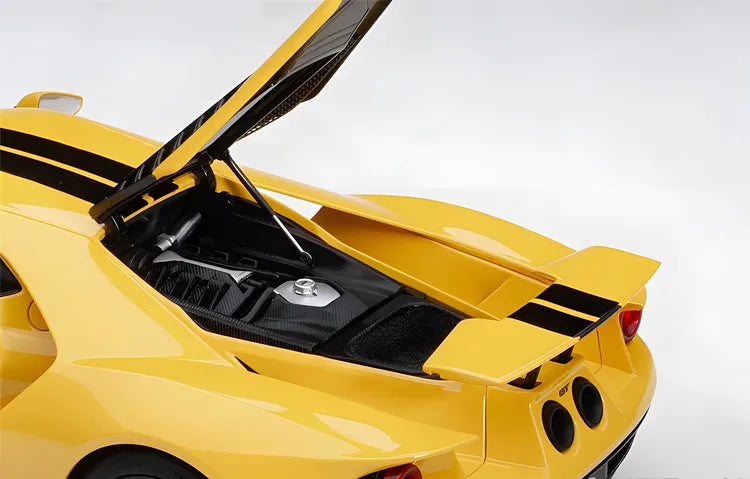 Autoart 1/18 Ford GT 2017 Yellow Diecast car model Collectible Car Models