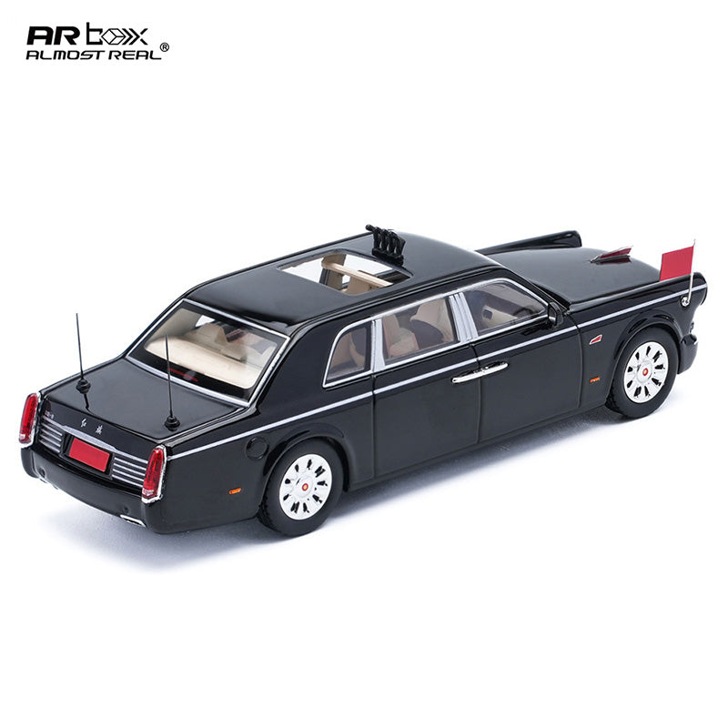AR Box 1:64 Hongqi CA7601 Inspection Car Diecast Model