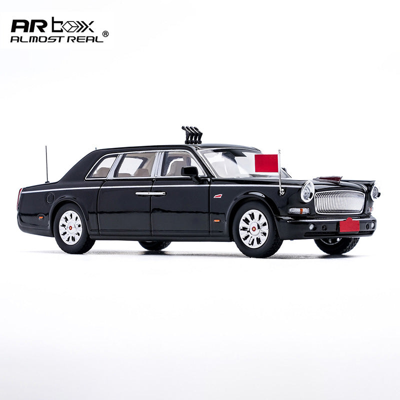 AR Box 1:64 Hongqi CA7601 Inspection Car Diecast Model