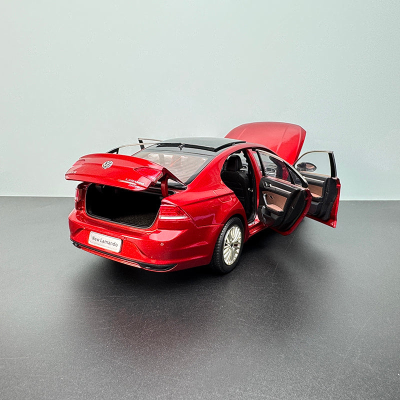 SAIC Volkswagen Lingdu 2020 – 1:18 Scale Alloy Diecast Model (Red | Functional Display with Engine Detailing)