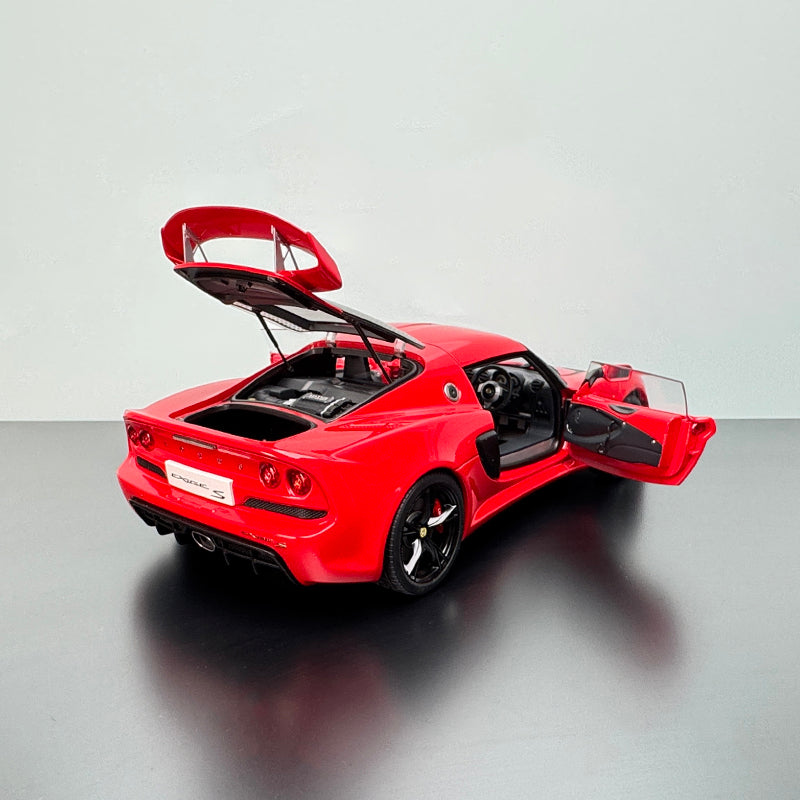 AutoArt Lotus Exige S 1:18 Scale Alloy Diecast Model – Interactive Red Edition