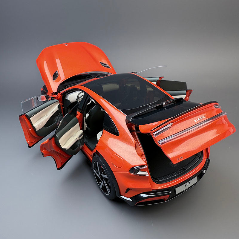 Xiaomi YU7 1:18 Diecast Car Model – Orange