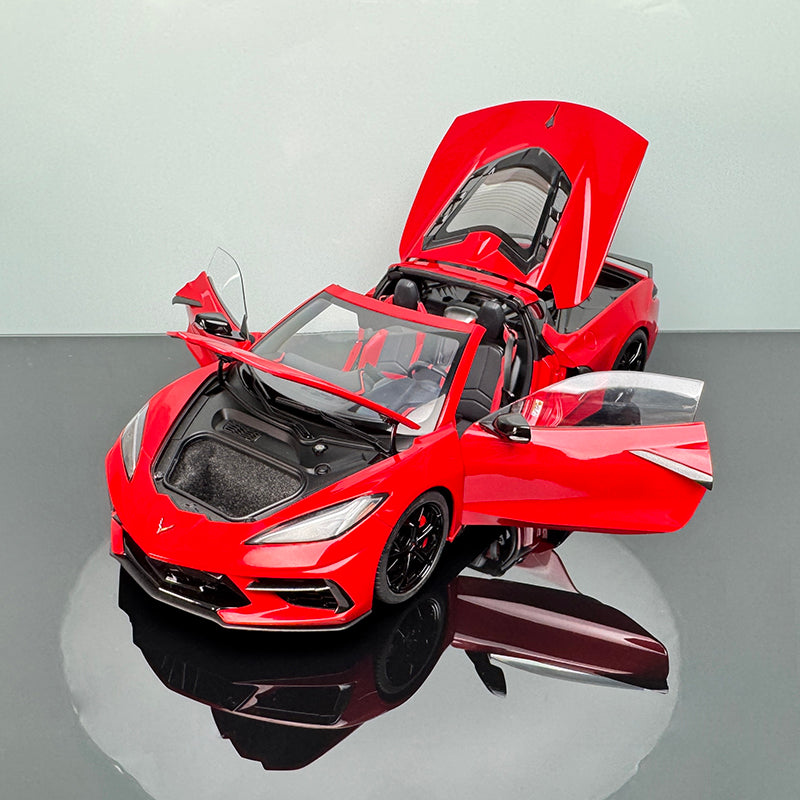 AutoArt Chevrolet Corvette C8 1:18 Scale Diecast Model – Interactive Collectible