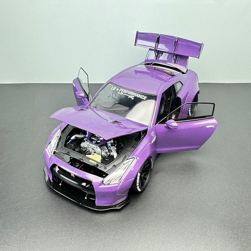 PGM 1:18 Nissan LB GTR R35 Alloy Diecast Model Car