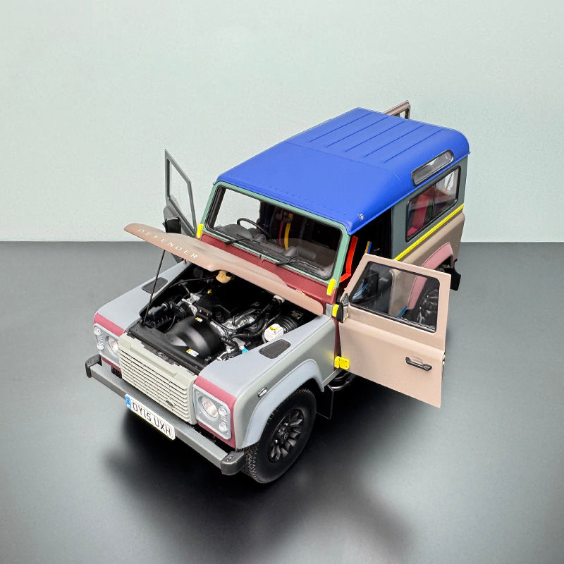 Almost Real Land Rover Defender 90 Paul Smith Custom Edition 1:18 Diecast Model