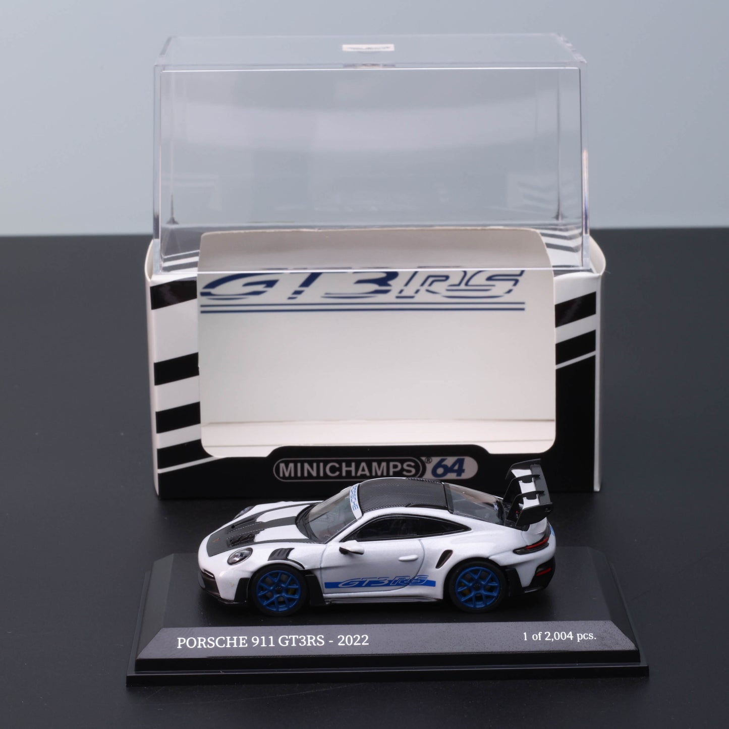 MINICHAMPS 1:64 Porsche 911 (992) GT3 RS – Die-Cast Miniature Model