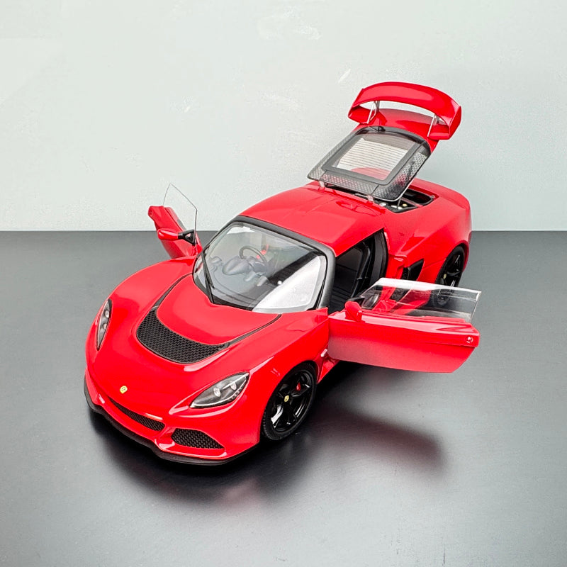 AutoArt Lotus Exige S 1:18 Scale Alloy Diecast Model – Interactive Red Edition