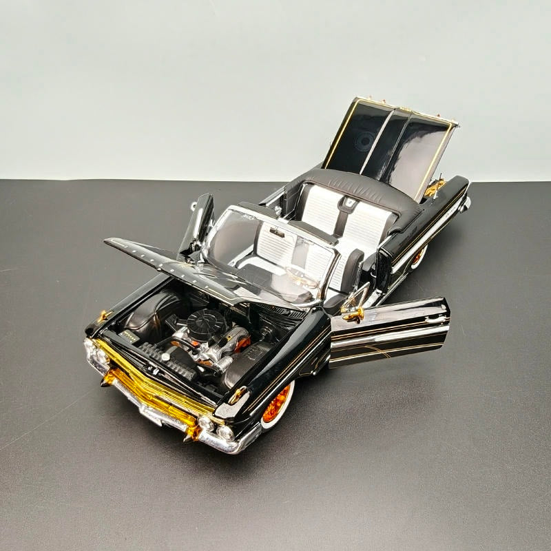 SunStar 1:18 1961 Chevrolet Impala Lowrider Alloy Diecast Model – Adjustable Suspension Edition