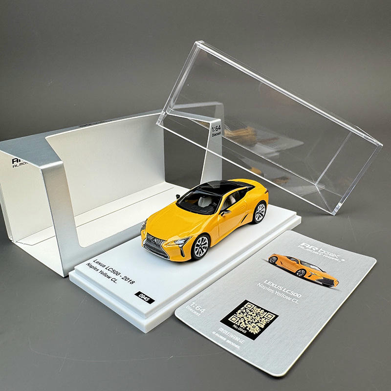 Almost Real Lexus LC500 1:64 Diecast Model 2018 – Yellow