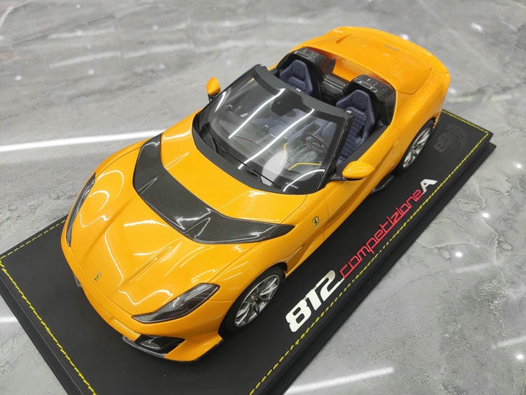 BBR 1:18 For Ferrari 812 Competizione Leclerc Resin Car Model Collection