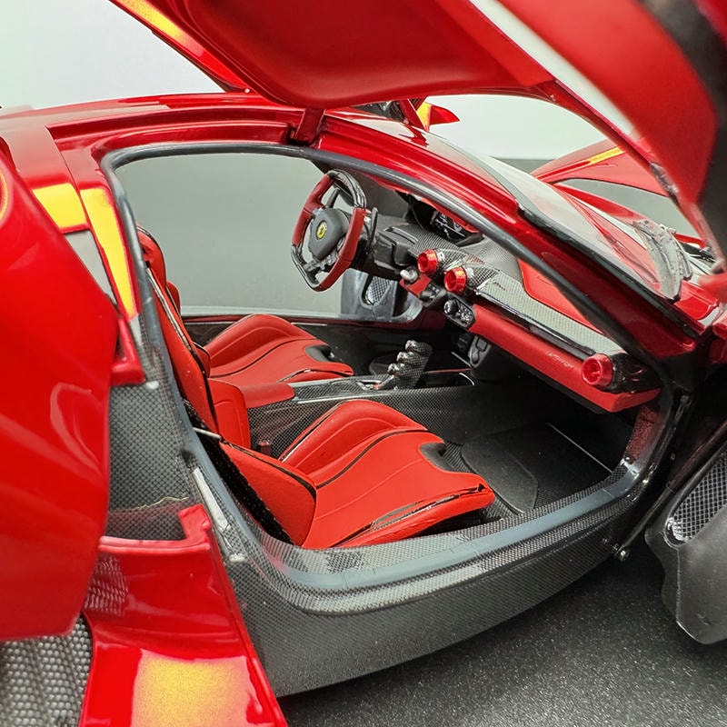 BBR 1:18 Ferrari LaFerrari Lewis Hamilton Edition – Red Metallic Diecast Collectible
