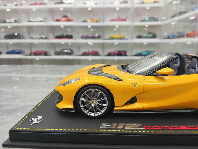 BBR 1:18 For Ferrari 812 Competizione Leclerc Resin Car Model Collection