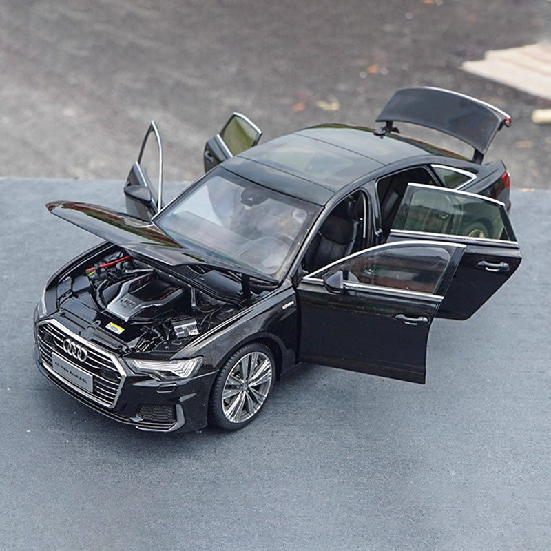 Original Audi A6L 2019 1:18 Alloy Diecast Model Car – YX car model
