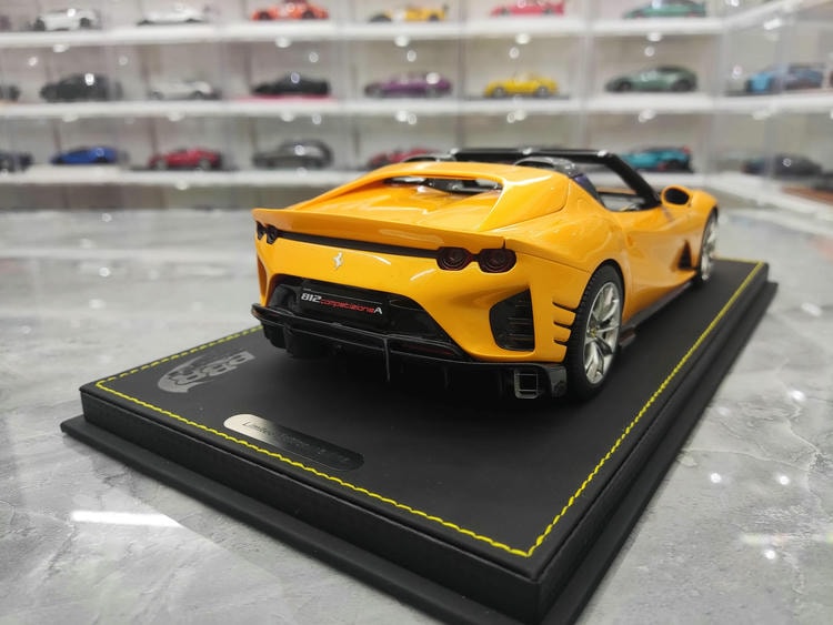 BBR 1:18 For Ferrari 812 Competizione Leclerc Resin Car Model Collection