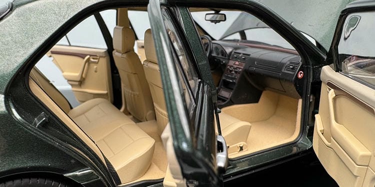 norev Mercedes-Benz C-Class 1997 Wagon Diecast Model – 1:18 Scale Fully Open Collectible