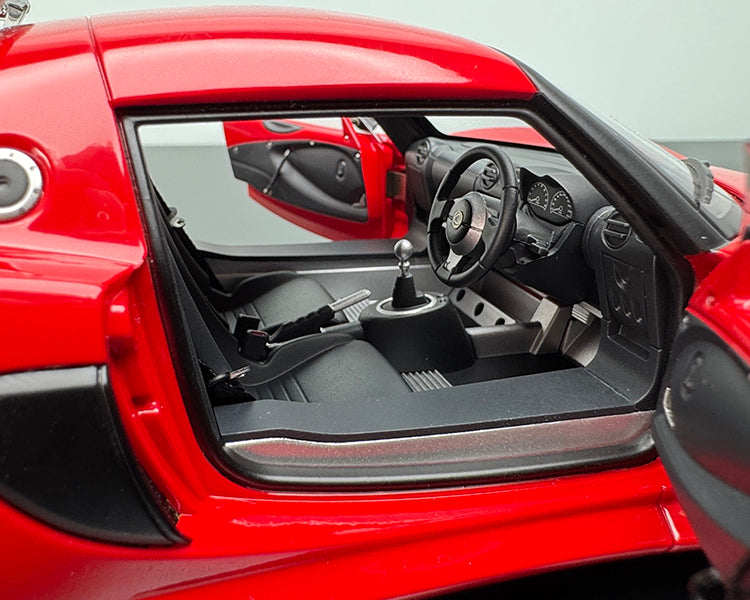 AutoArt Lotus Exige S 1:18 Scale Alloy Diecast Model – Interactive Red Edition