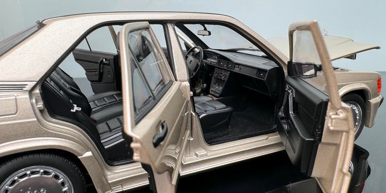 NOREV 1/18 Mercedes Benz 190E 2.3-16 small tail 1984 diecast car model classic car