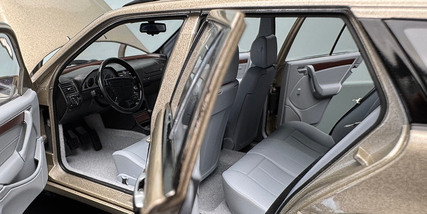 Norev 1997 Benz C36 AMG W202 1:18 Diecast Model– Champagne Silver (183388)