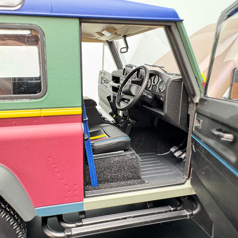 Almost Real Land Rover Defender 90 Paul Smith Custom Edition 1:18 Diecast Model