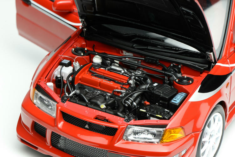 MOTORHELIX 1:18 Mitsubishi Lancer Evolution VI (6.5) GSR T.M.E Diecast Model Car ïŒPre saleïŒ