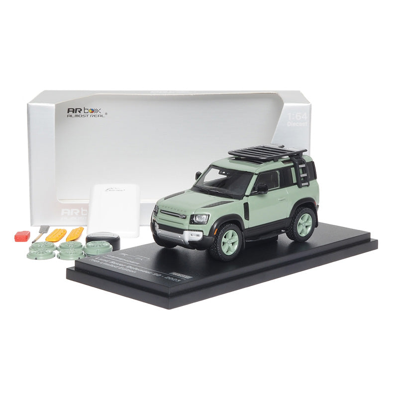 2023 Land Rover Defender 90 1:64 Diecast Model (Alloy Off-Road Edition with Kit)