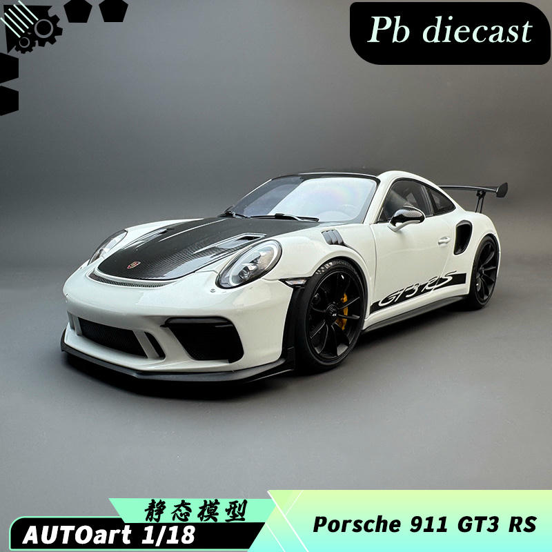 AUTOart 1:18 Porsche 911 (991.2) GT3 RS Diecast Model – YX car model