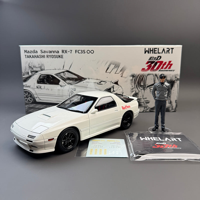 RX7 FC3S 1:18 WHELART 新品 1/18 WHELART 1:18 Mazda Savanna RX-7 FC3S Initial D Diecast Model – YX