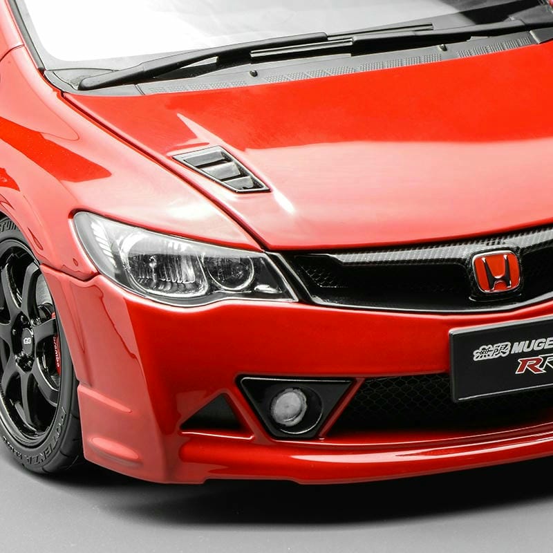 MH 1:18 Honda Civic FD2 Type R MUGEN RR Alloy Model – Milan Red, Pre-order, Limited Release
