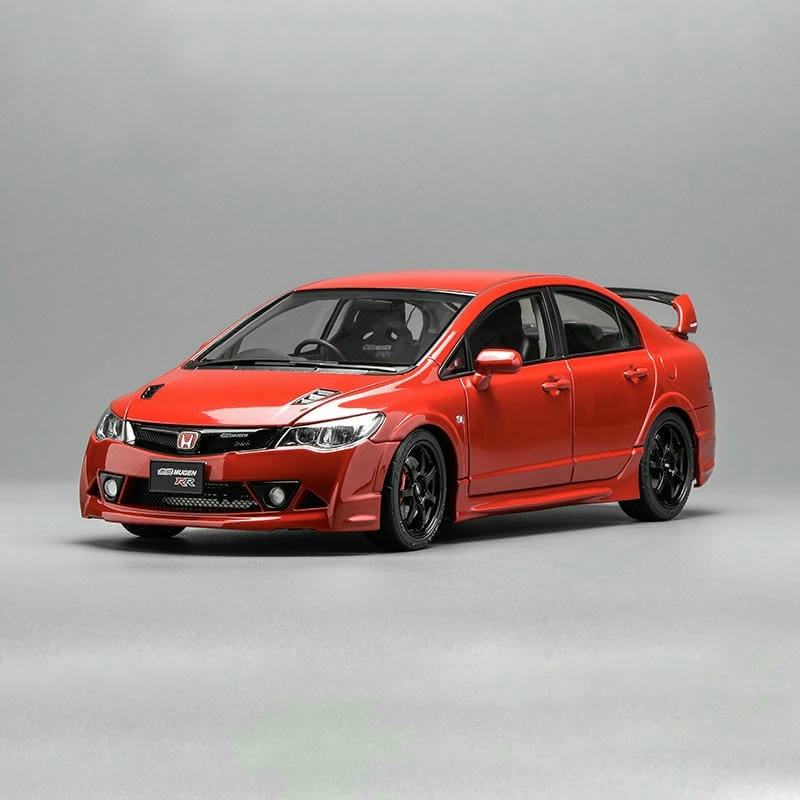 MH 1:18 Honda Civic FD2 Type R MUGEN RR Alloy Model – Milan Red, Pre-order, Limited Release