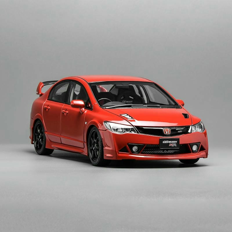 MH 1:18 Honda Civic FD2 Type R MUGEN RR Alloy Model – Milan Red, Pre-order, Limited Release