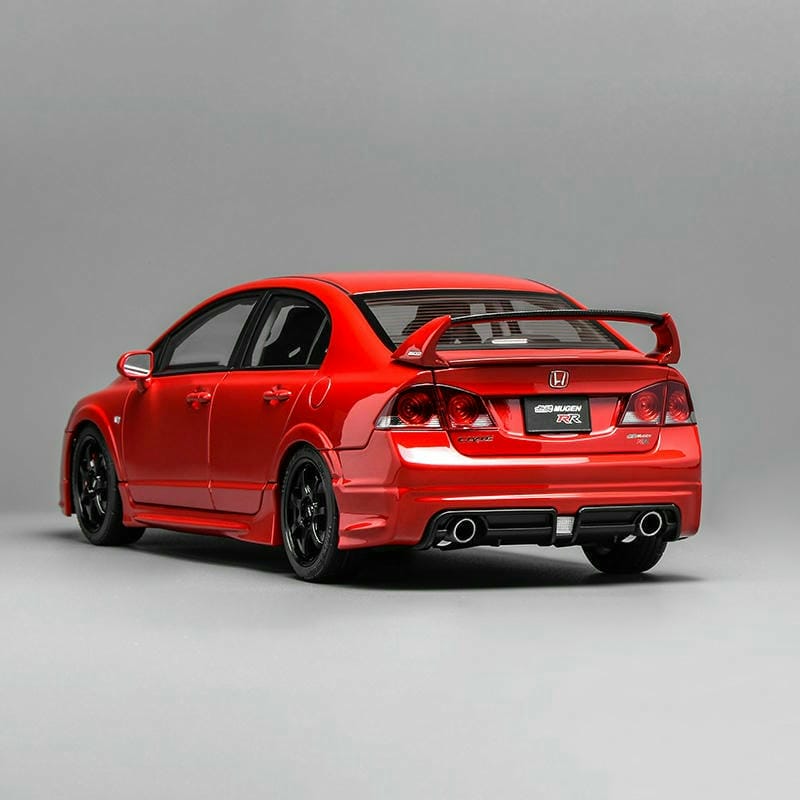 MH 1:18 Honda Civic FD2 Type R MUGEN RR Alloy Model – Milan Red, Pre-order, Limited Release