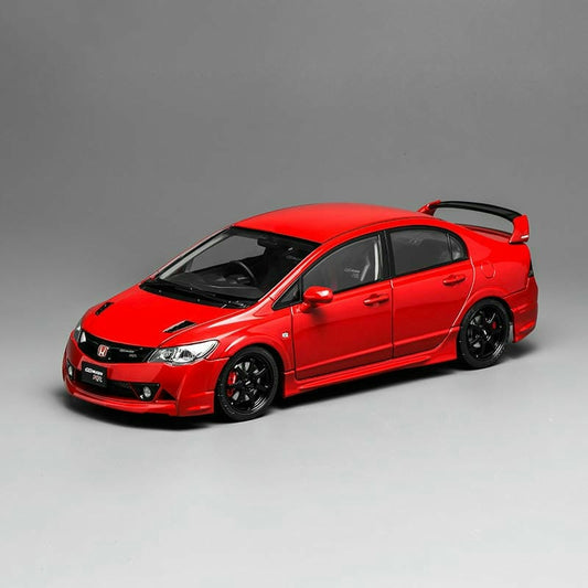 MH 1:18 Honda Civic FD2 Type R MUGEN RR Alloy Model – Milan Red, Pre-order, Limited Release