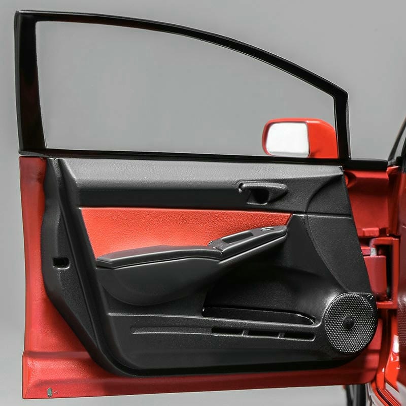 MH 1:18 Honda Civic FD2 Type R MUGEN RR Alloy Model – Milan Red, Pre-order, Limited Release