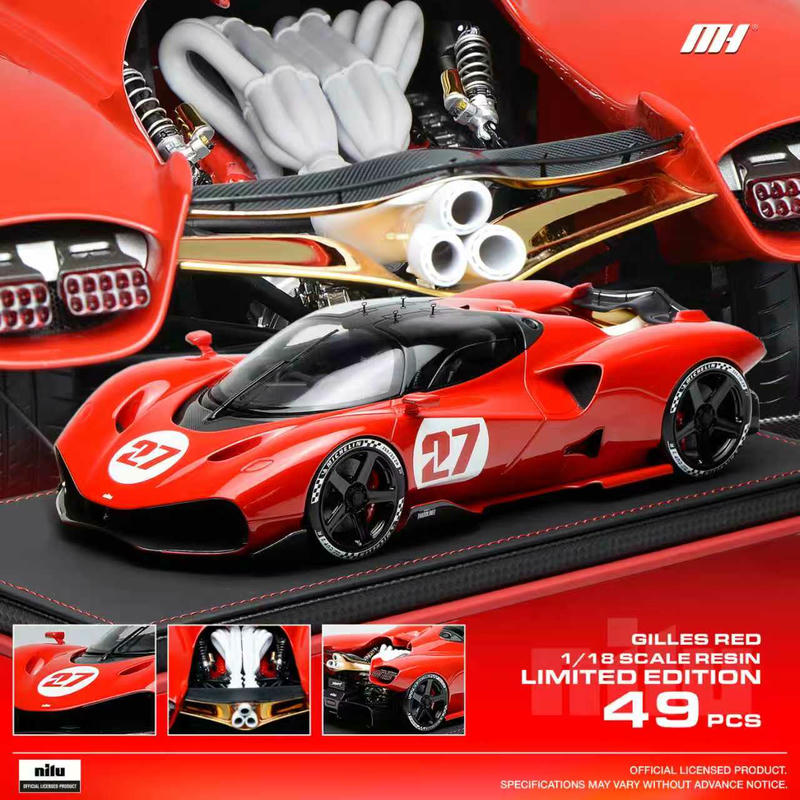 MOTORHELIX 1:18 Nilu27 Resin Model Car