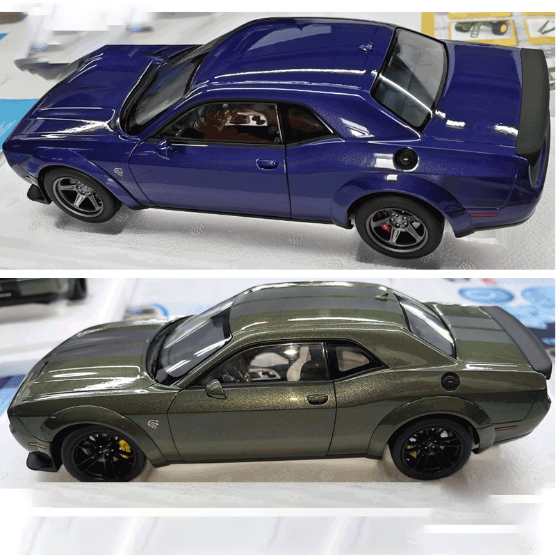 AUTOart 1:18 Dodge Challenger SRT 2022 “Prison Break Edition” Resin Collectible Model Car