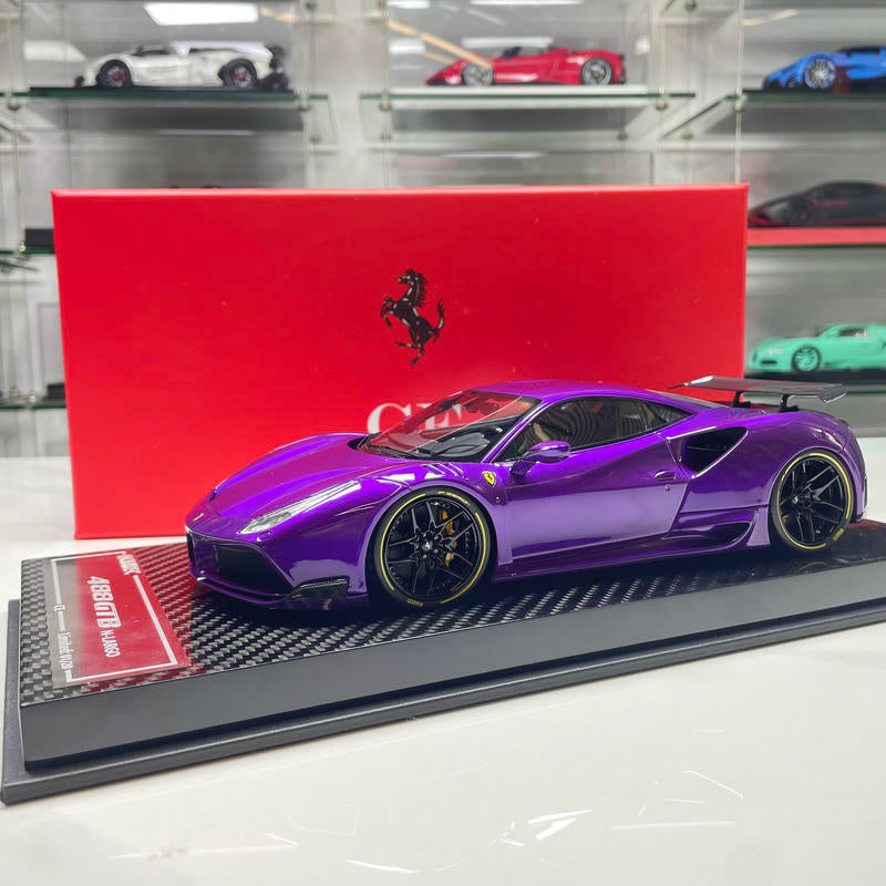 CE 1:18 Ferrari 488GTB N-Largo Resin Model Car – YX car model