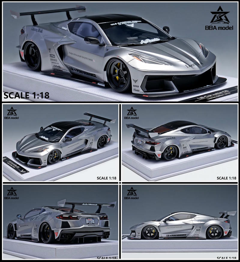 BBA 1:18 Corvette C8 Resin Model – YX car model