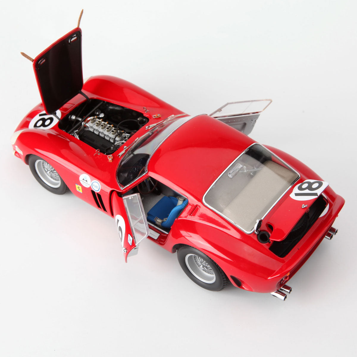 Kyosho 1:18 Ferrari 250GTO 18# 15# 24#Alloy Car Model